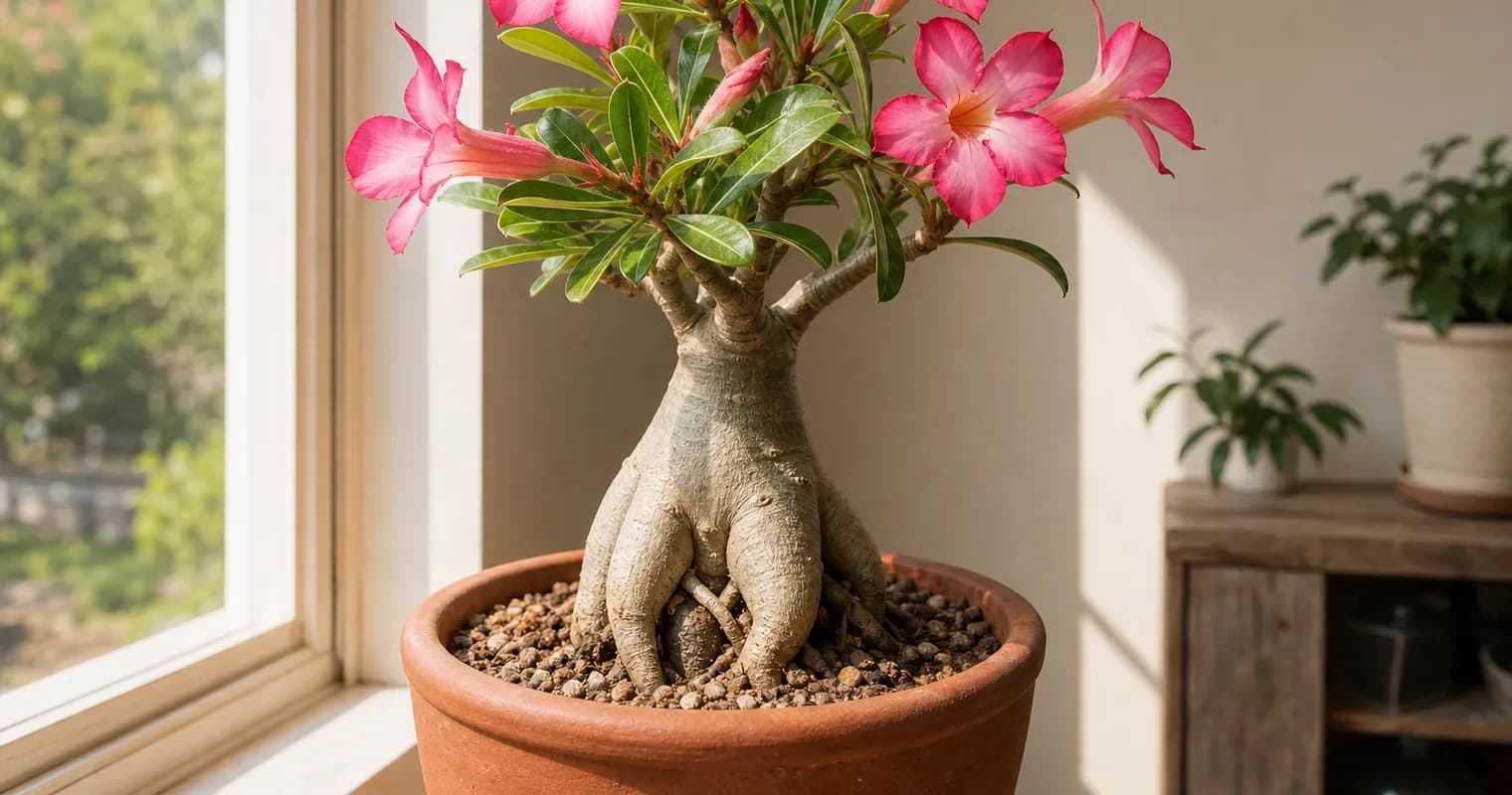 راهنمای جامع گلدهی گیاه ادنیوم