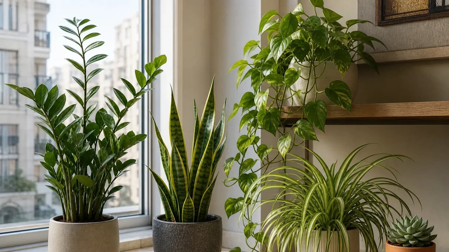 ۵ گیاه آسان برای نگهداری در آپارتمان